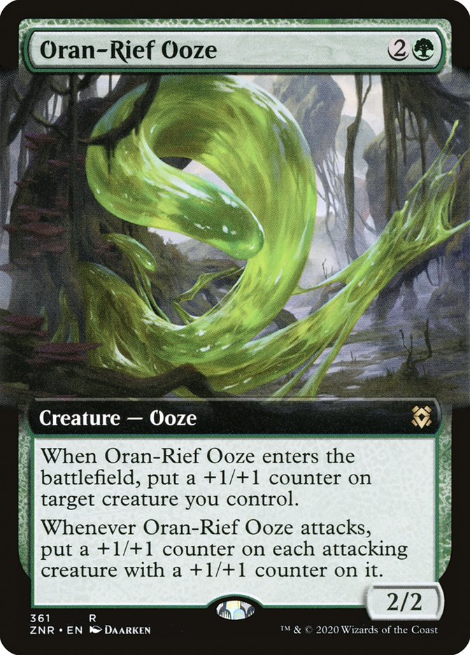 Oran-Rief Ooze (Extended Art) [Zendikar Rising] | Shuffle n Cut Hobbies & Games