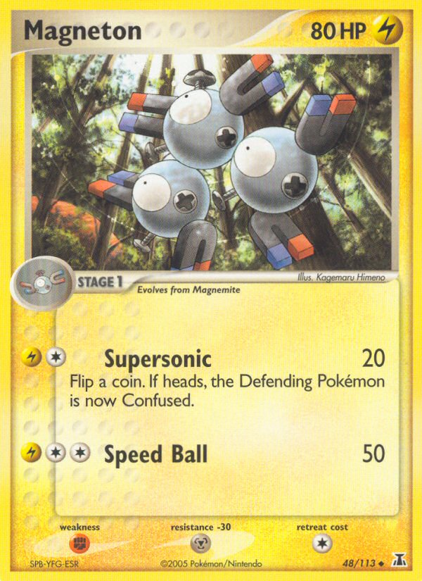 Magneton (48/113) [EX: Delta Species] | Shuffle n Cut Hobbies & Games