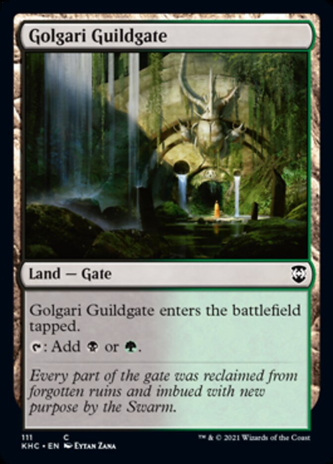 Golgari Guildgate [Kaldheim Commander] | Shuffle n Cut Hobbies & Games