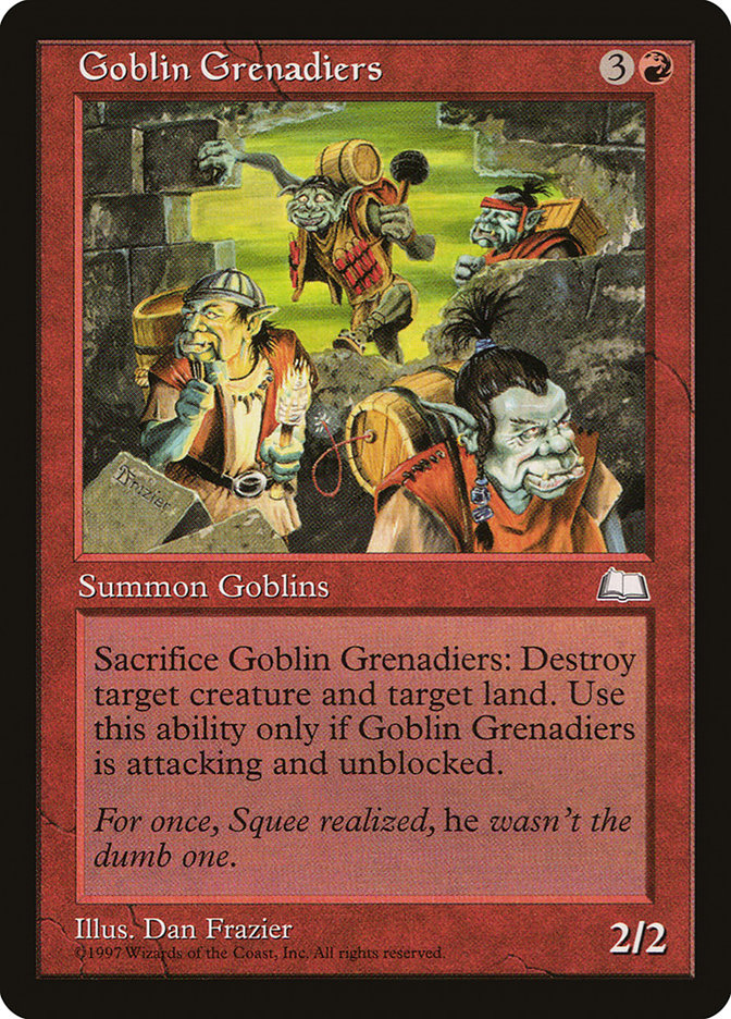 Goblin Grenadiers [Weatherlight] | Shuffle n Cut Hobbies & Games