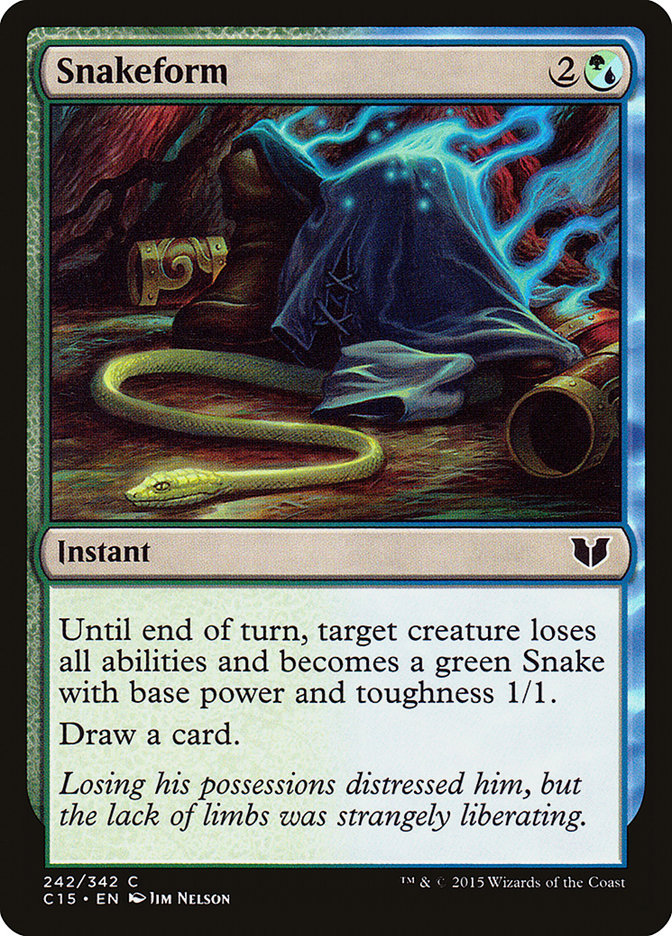 Snakeform [Commander 2015] | Shuffle n Cut Hobbies & Games