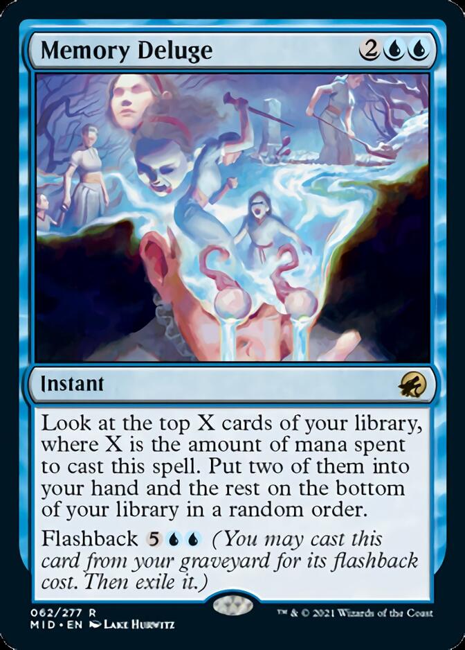 Memory Deluge [Innistrad: Midnight Hunt] | Shuffle n Cut Hobbies & Games