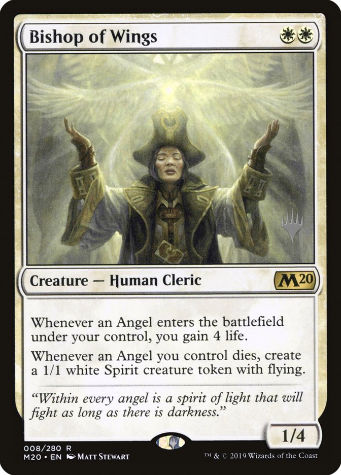 Bishop of Wings (Promo Pack) [Core Set 2020 Promos] | Shuffle n Cut Hobbies & Games