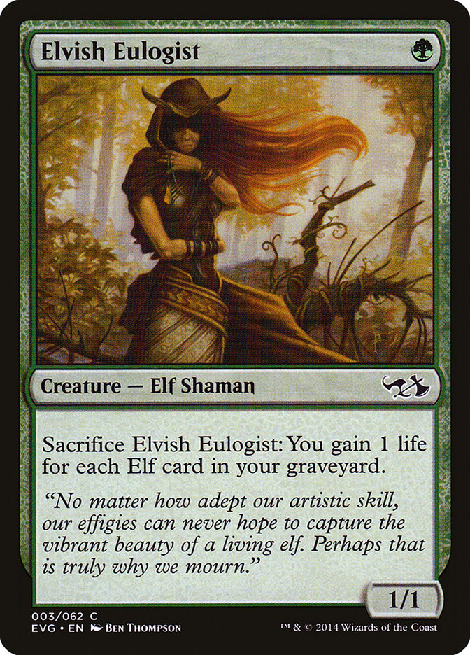 Elvish Eulogist (Elves vs. Goblins) [Duel Decks Anthology] | Shuffle n Cut Hobbies & Games
