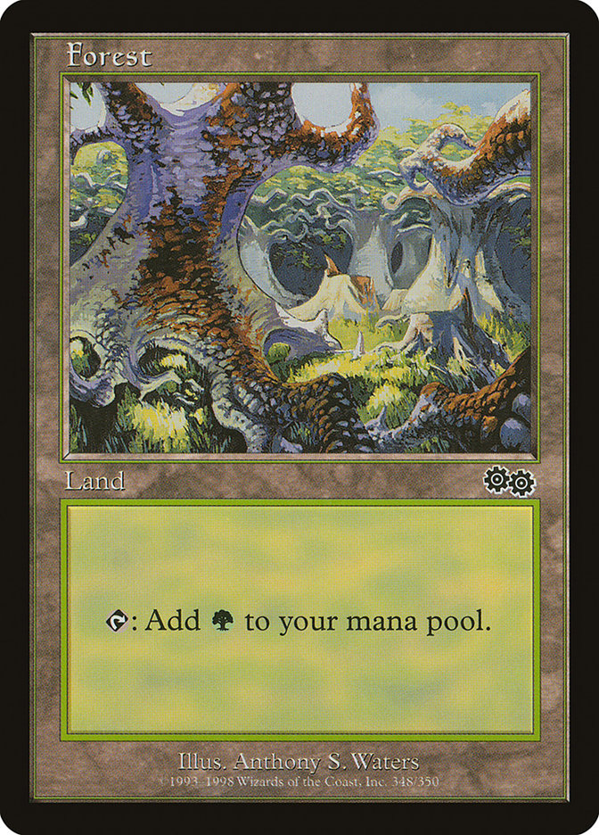 Forest (348) [Urza's Saga] | Shuffle n Cut Hobbies & Games