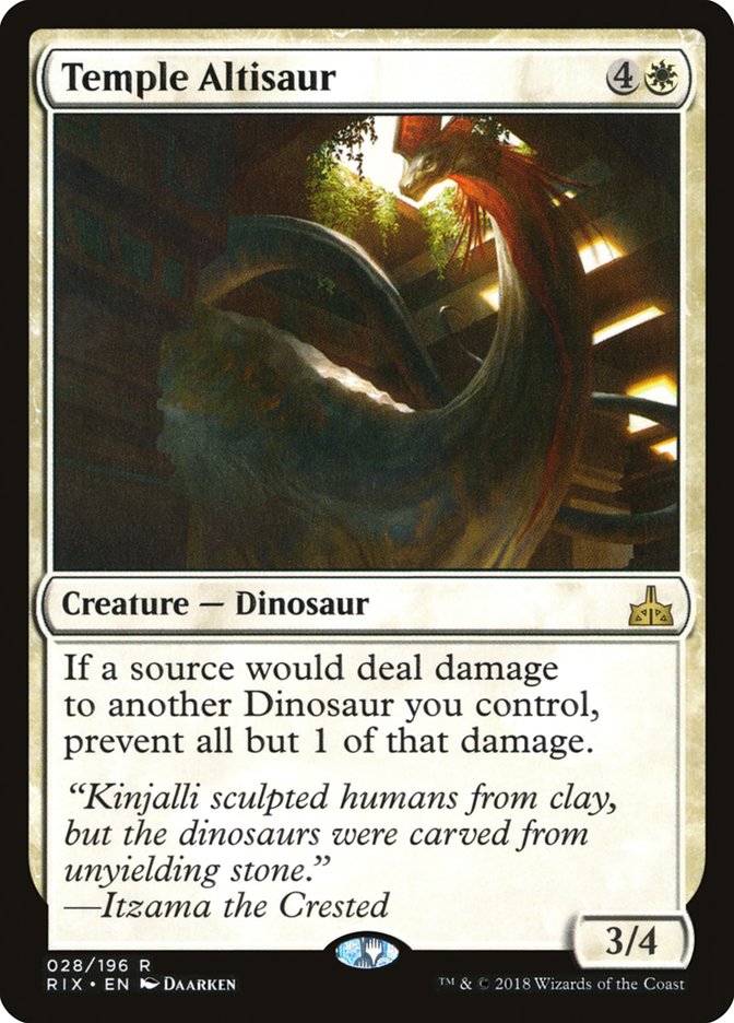 Temple Altisaur [Rivals of Ixalan] | Shuffle n Cut Hobbies & Games