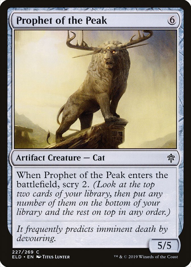 Prophet of the Peak [Throne of Eldraine] | Shuffle n Cut Hobbies & Games