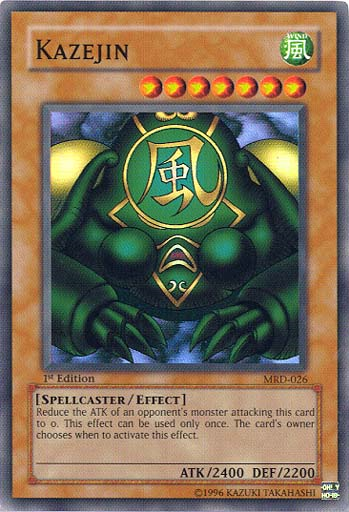 Kazejin [MRD-026] Super Rare | Shuffle n Cut Hobbies & Games