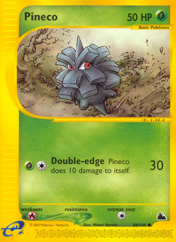 Pineco (86/144) [Skyridge] | Shuffle n Cut Hobbies & Games