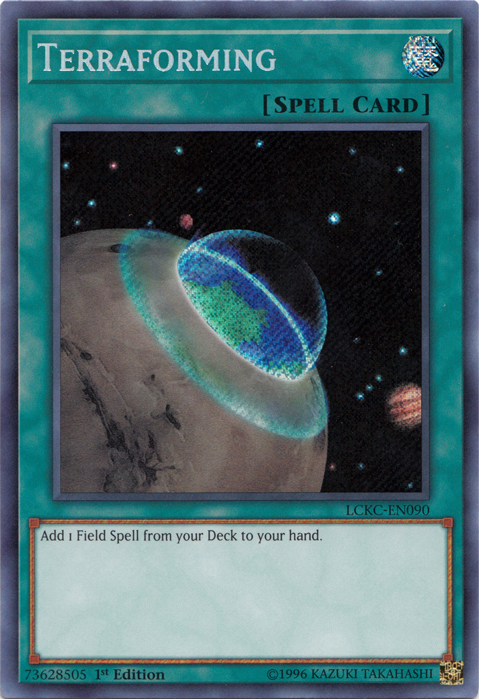 Terraforming [LCKC-EN090] Secret Rare | Shuffle n Cut Hobbies & Games