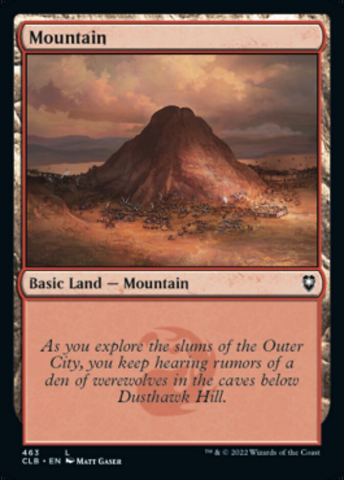 Mountain (463) [Commander Legends: Battle for Baldur's Gate] | Shuffle n Cut Hobbies & Games