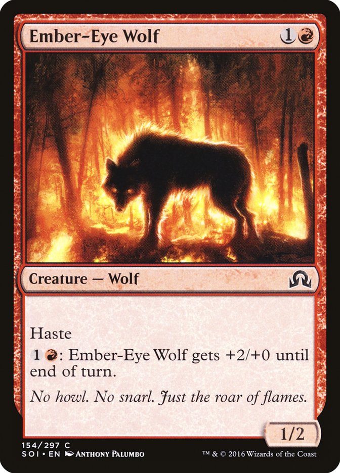 Ember-Eye Wolf [Shadows over Innistrad] | Shuffle n Cut Hobbies & Games