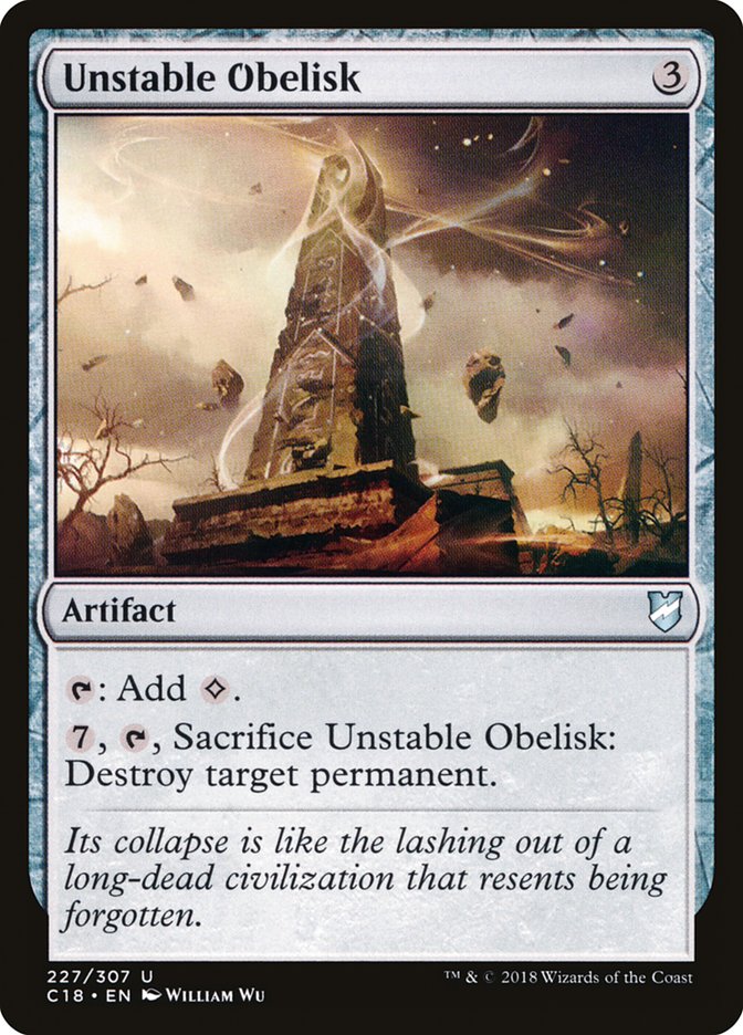 Unstable Obelisk [Commander 2018] | Shuffle n Cut Hobbies & Games
