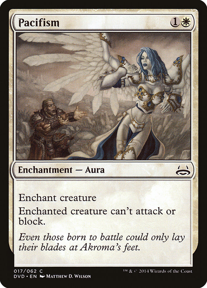 Pacifism (Divine vs. Demonic) [Duel Decks Anthology] | Shuffle n Cut Hobbies & Games