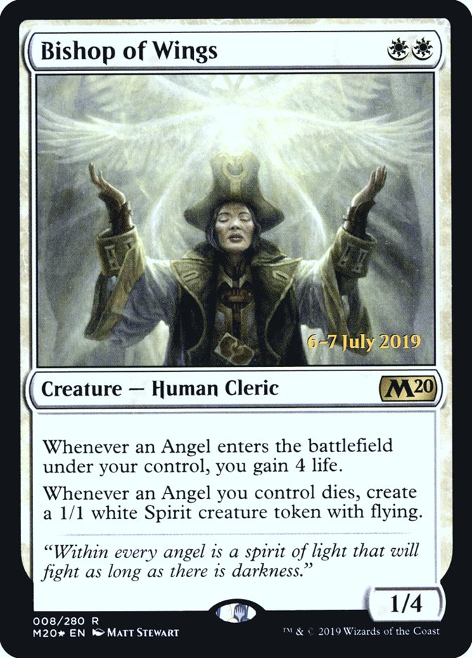 Bishop of Wings [Core Set 2020 Prerelease Promos] | Shuffle n Cut Hobbies & Games
