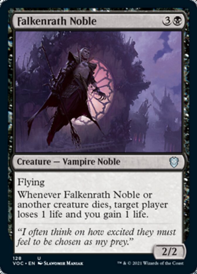 Falkenrath Noble [Innistrad: Crimson Vow Commander] | Shuffle n Cut Hobbies & Games