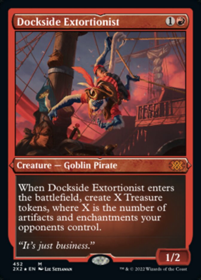 Dockside Extortionist (Foil Etched) [Double Masters 2022] | Shuffle n Cut Hobbies & Games