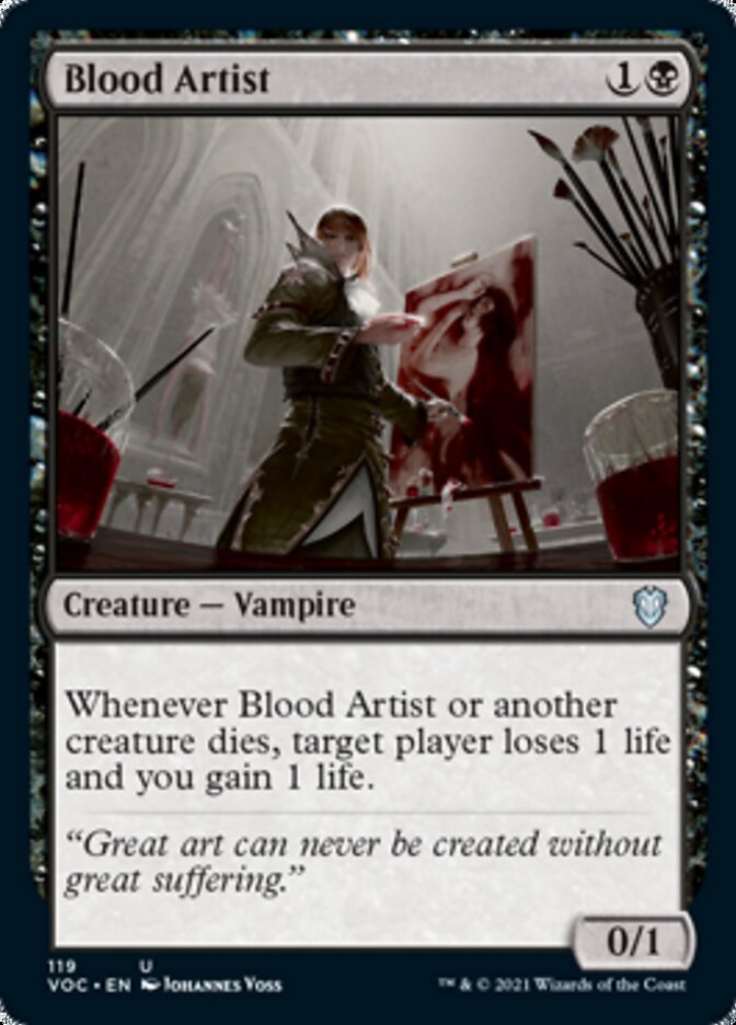 Blood Artist [Innistrad: Crimson Vow Commander] | Shuffle n Cut Hobbies & Games