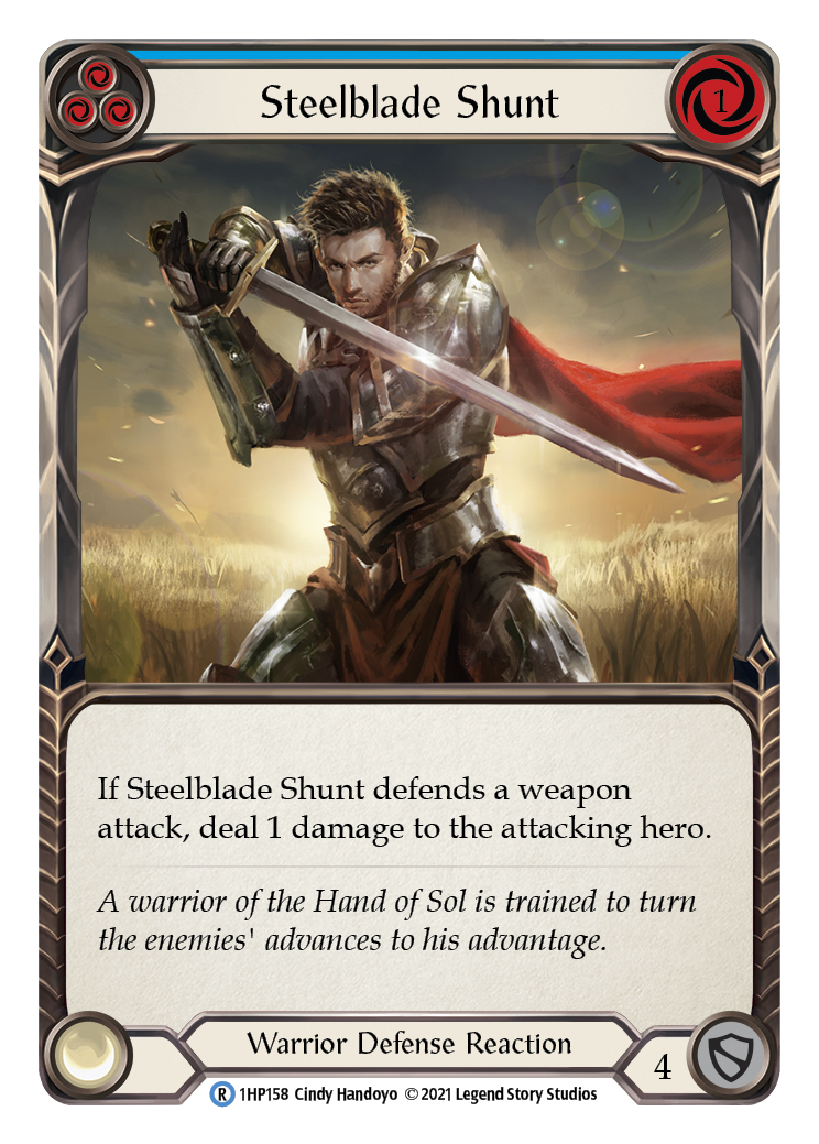 Steelblade Shunt (Blue) [1HP158] | Shuffle n Cut Hobbies & Games