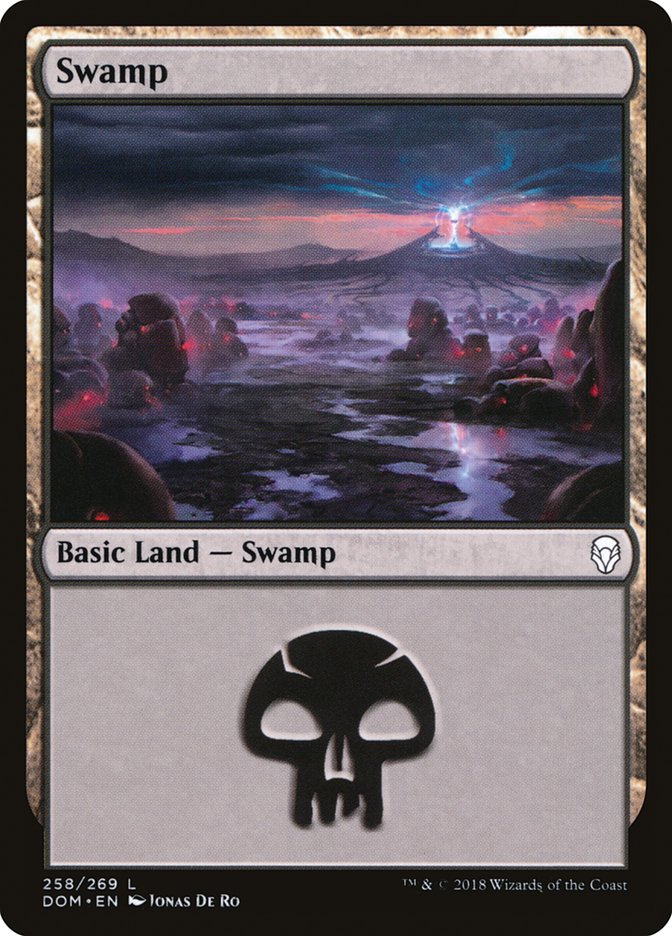 Swamp (258) [Dominaria] | Shuffle n Cut Hobbies & Games
