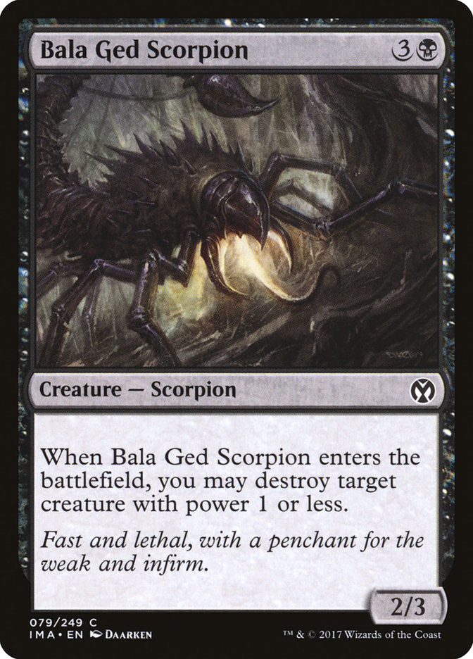 Bala Ged Scorpion [Iconic Masters] | Shuffle n Cut Hobbies & Games