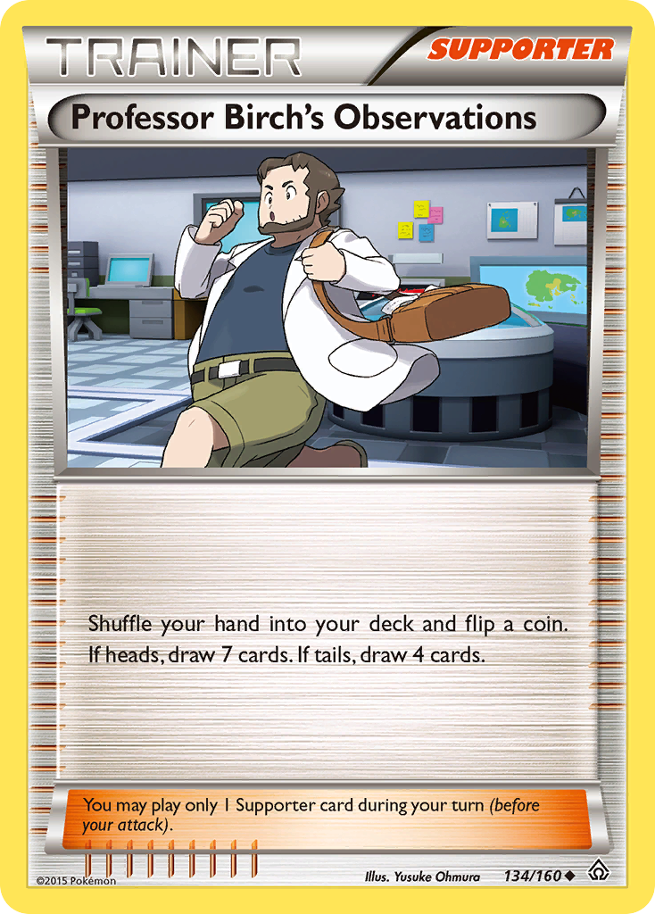 Professor Birch's Observations (134/160) [XY: Primal Clash] | Shuffle n Cut Hobbies & Games