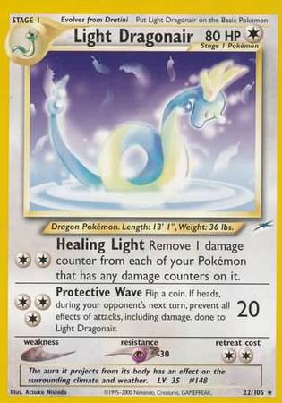 Light Dragonair (22/105) [Neo Destiny Unlimited] | Shuffle n Cut Hobbies & Games