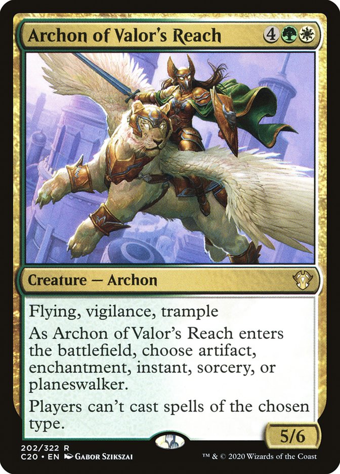 Archon of Valor's Reach [Commander 2020] | Shuffle n Cut Hobbies & Games
