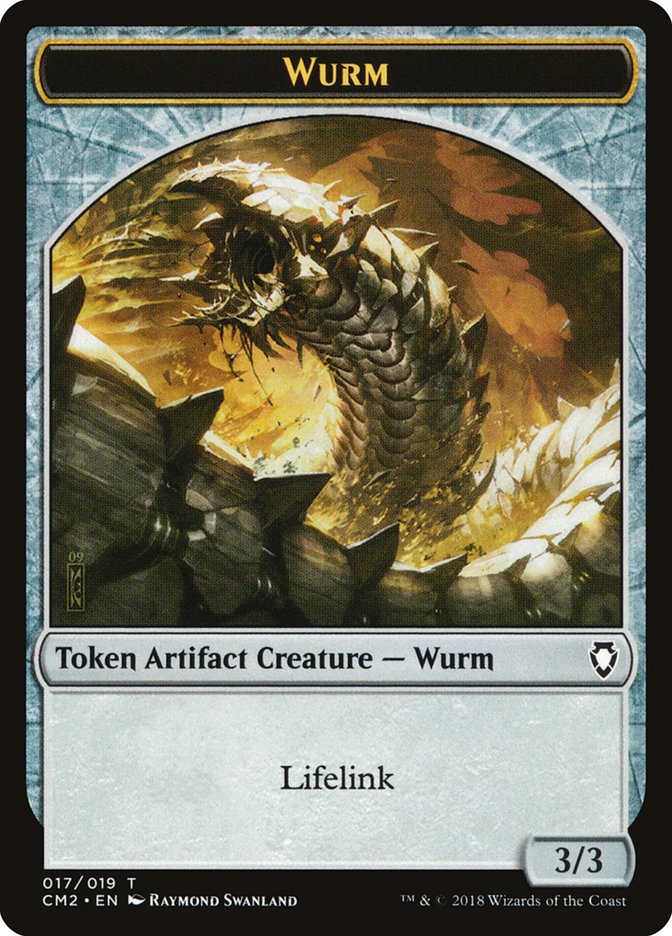 Wurm Token (017/019) [Commander Anthology Volume II Tokens] | Shuffle n Cut Hobbies & Games