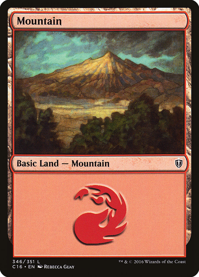 Mountain (346) [Commander 2016] | Shuffle n Cut Hobbies & Games