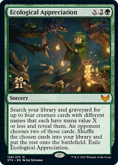 Ecological Appreciation [Strixhaven: School of Mages Prerelease Promos] | Shuffle n Cut Hobbies & Games