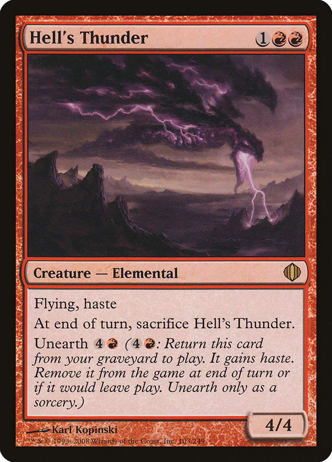 Hell's Thunder [Shards of Alara] | Shuffle n Cut Hobbies & Games