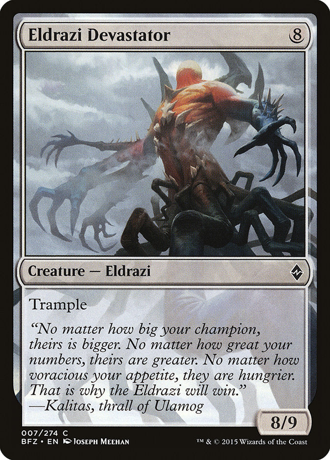 Eldrazi Devastator [Battle for Zendikar] | Shuffle n Cut Hobbies & Games