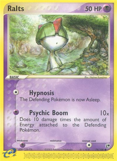 Ralts (74/100) [EX: Sandstorm] | Shuffle n Cut Hobbies & Games