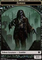 Zombie // Gold Double-Sided Token [Commander 2017 Tokens] | Shuffle n Cut Hobbies & Games