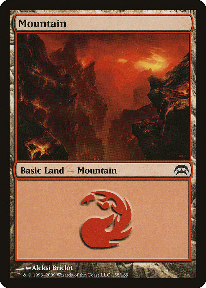 Mountain (158) [Planechase] | Shuffle n Cut Hobbies & Games