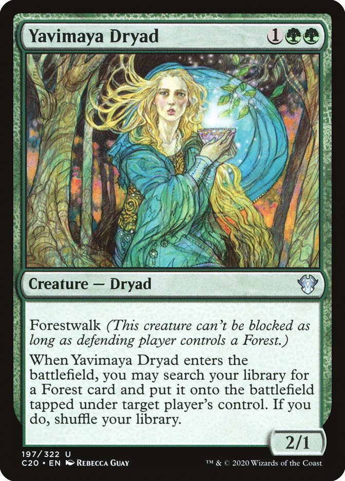 Yavimaya Dryad [Commander 2020] | Shuffle n Cut Hobbies & Games