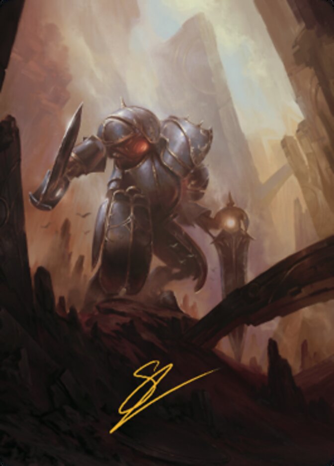 Mountain Art Card (Gold-Stamped Signature) [The Brothers' War Art Series] | Shuffle n Cut Hobbies & Games