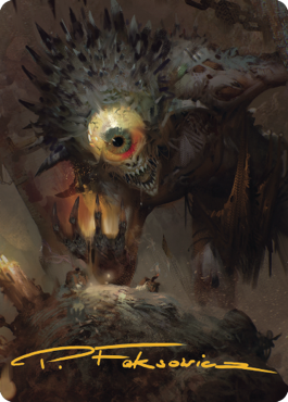 Nothic Art Card (Gold-Stamped Signature) [Commander Legends: Battle for Baldur's Gate Art Series] | Shuffle n Cut Hobbies & Games