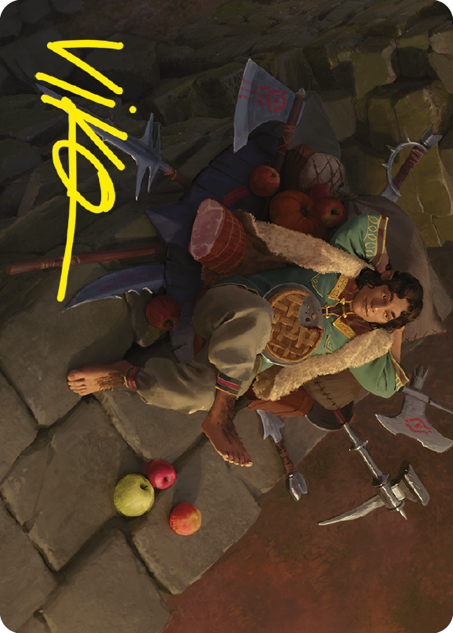 Merry, Warden of Isengard Art Card (Gold-Stamped Signature) [The Lord of the Rings: Tales of Middle-earth Art Series] | Shuffle n Cut Hobbies & Games