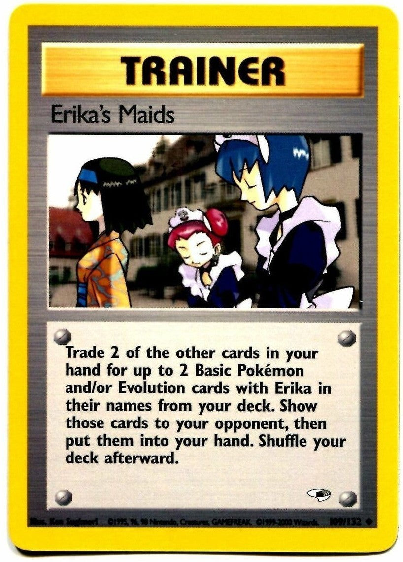 Erika's Maids (109/132) [Gym Heroes Unlimited] | Shuffle n Cut Hobbies & Games