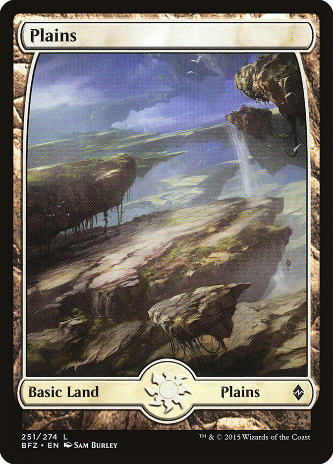 Plains (251) (Full Art) [Battle for Zendikar] | Shuffle n Cut Hobbies & Games