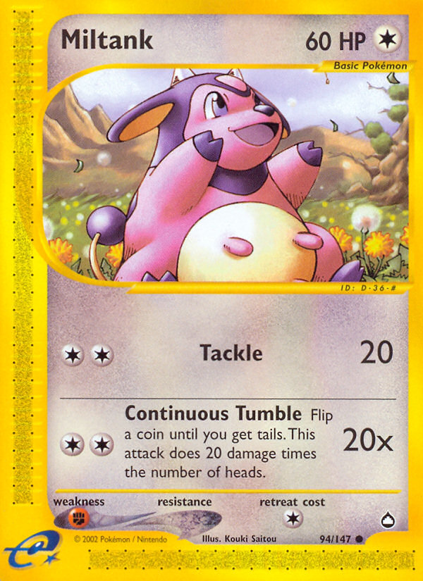 Miltank (94/147) [Aquapolis] | Shuffle n Cut Hobbies & Games