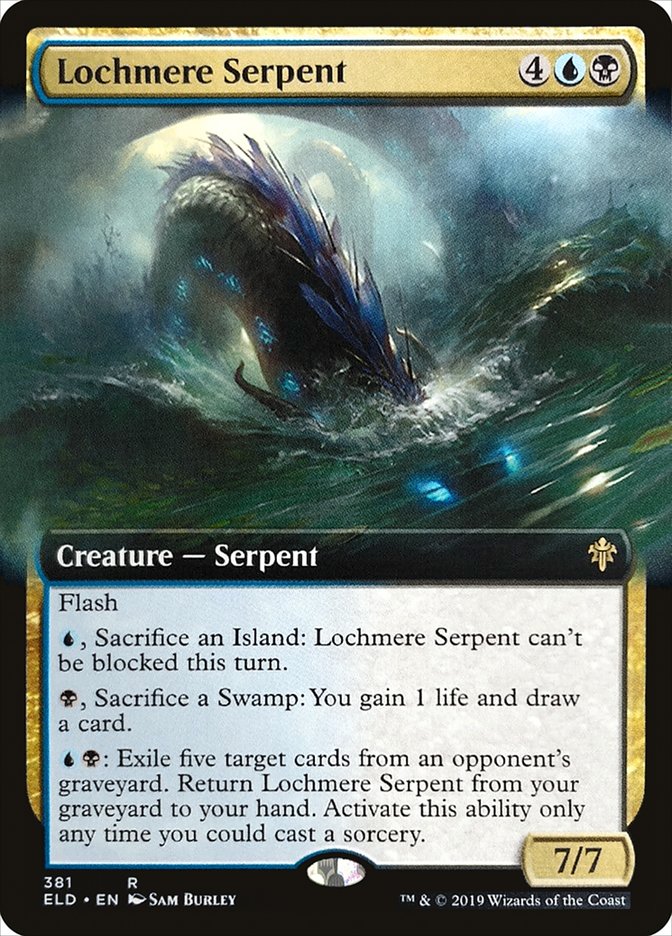 Lochmere Serpent (Extended Art) [Throne of Eldraine] | Shuffle n Cut Hobbies & Games