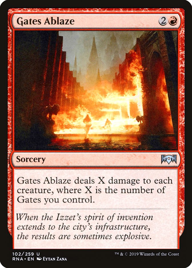 Gates Ablaze [Ravnica Allegiance] | Shuffle n Cut Hobbies & Games