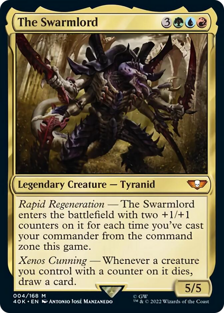The Swarmlord (Surge Foil) [Warhammer 40,000] | Shuffle n Cut Hobbies & Games