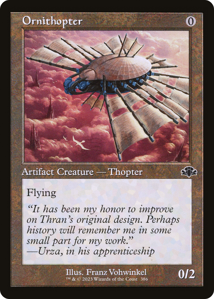 Ornithopter (Retro) [Dominaria Remastered] | Shuffle n Cut Hobbies & Games