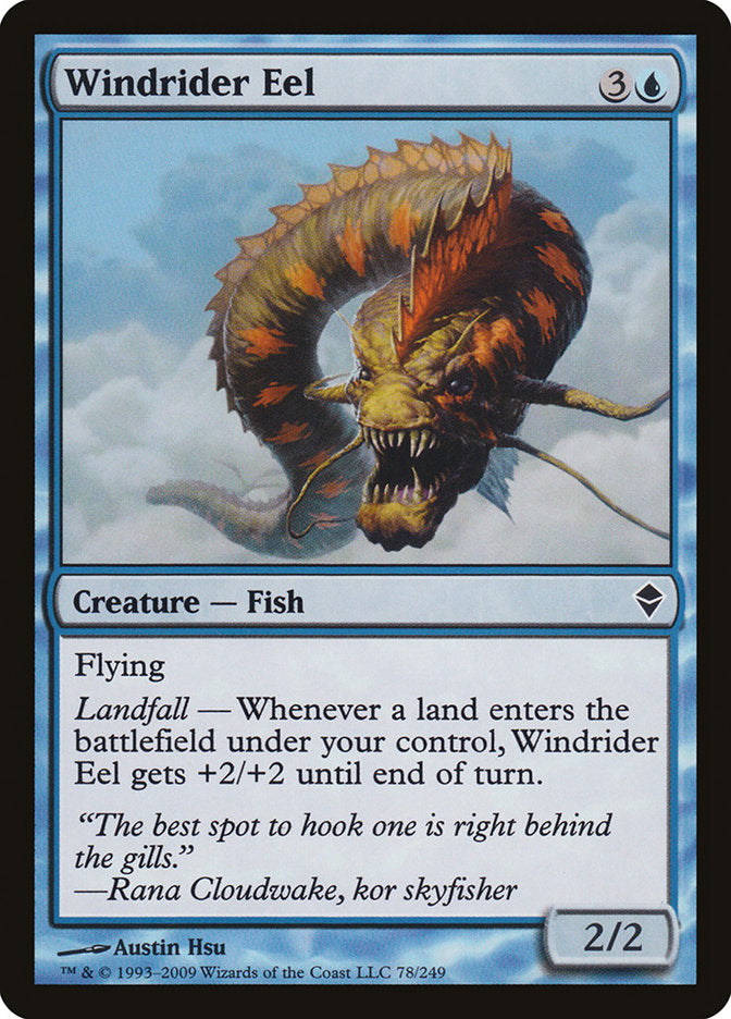 Windrider Eel [Zendikar] | Shuffle n Cut Hobbies & Games