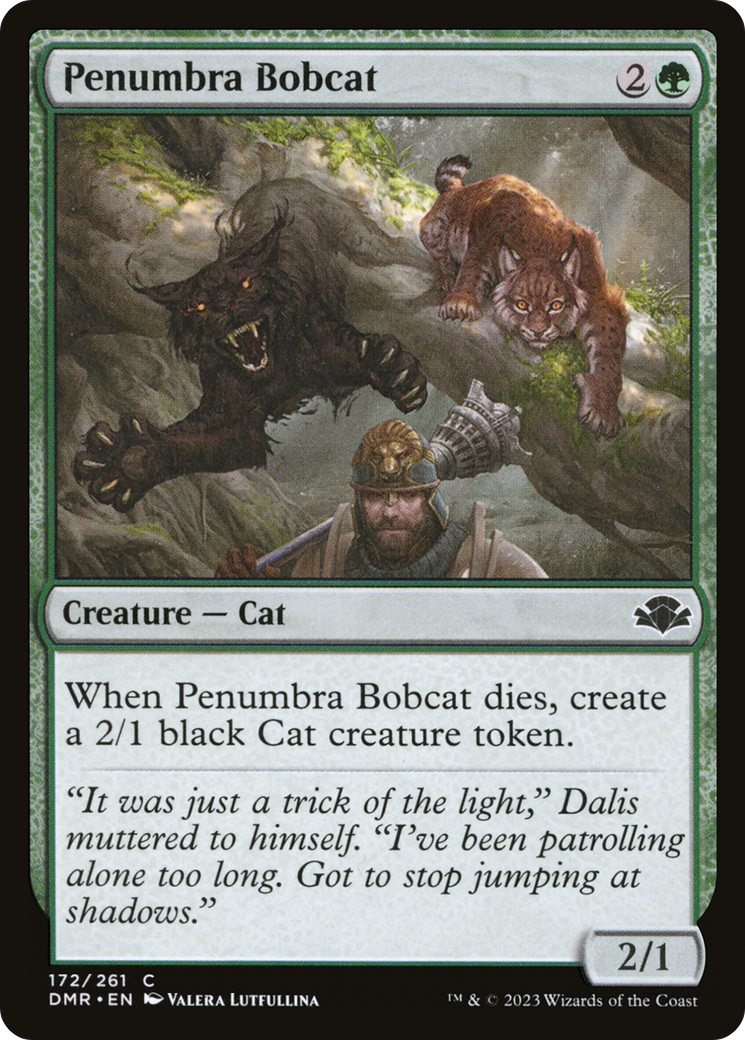 Penumbra Bobcat [Dominaria Remastered] | Shuffle n Cut Hobbies & Games