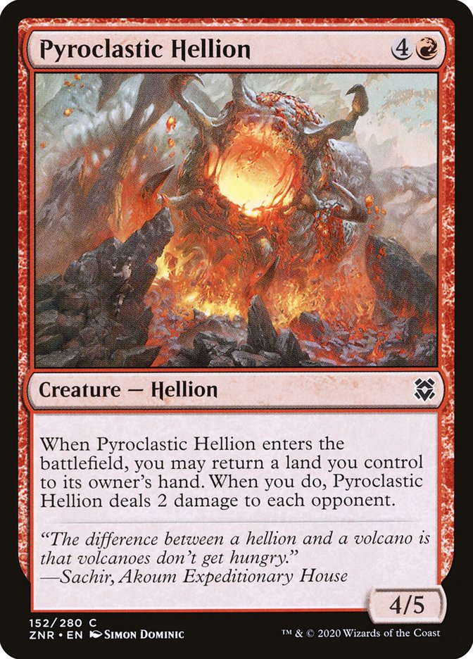 Pyroclastic Hellion [Zendikar Rising] | Shuffle n Cut Hobbies & Games